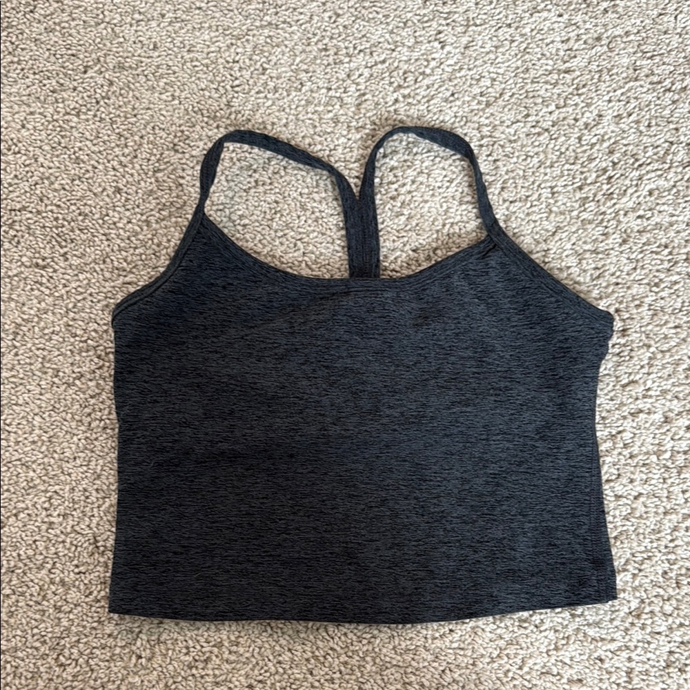 Beyond Yoga Charcoal Gray Tank Top